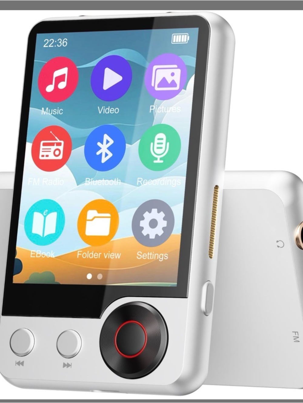 128GB MP3 Player With Boosted Bluetooth 5.3,